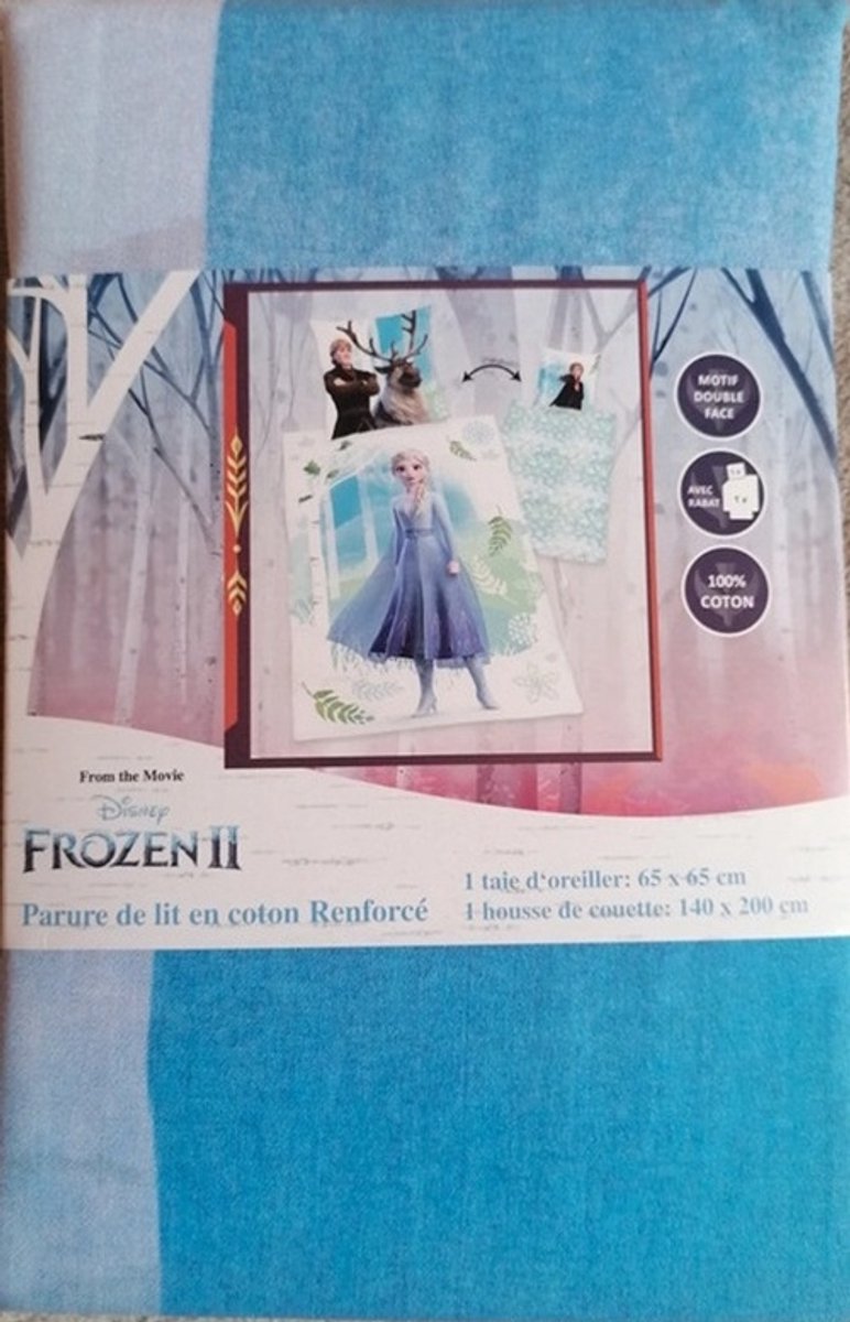 Frozen dekbedovertrek - kussensloop - katoen - 140 x 200 cm