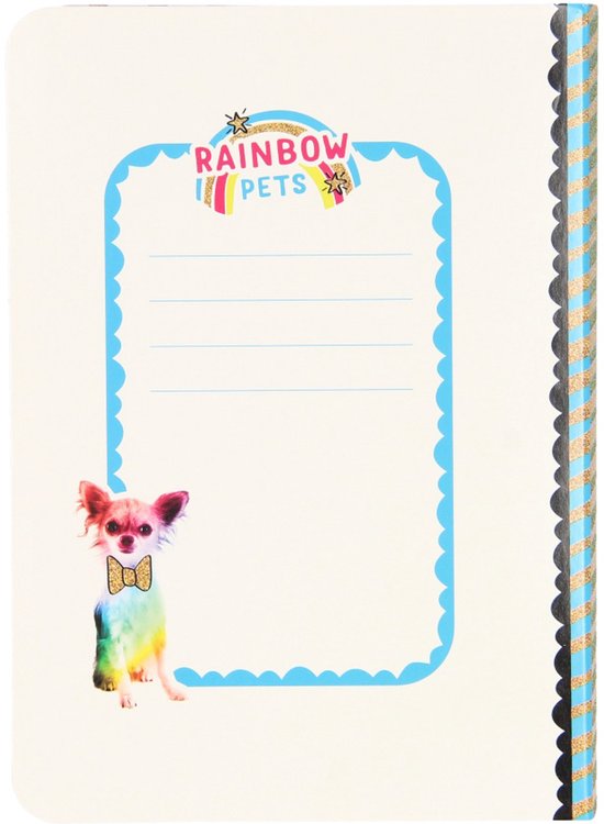 Totum Memoblokmapje Rainbow Pets Hond 17 X 12 Cm Wit 9-delig
