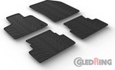 Gledring Rubbermatten passend voor Opel Grandland X 10/2017- (T profiel 4-delig + montageclips)