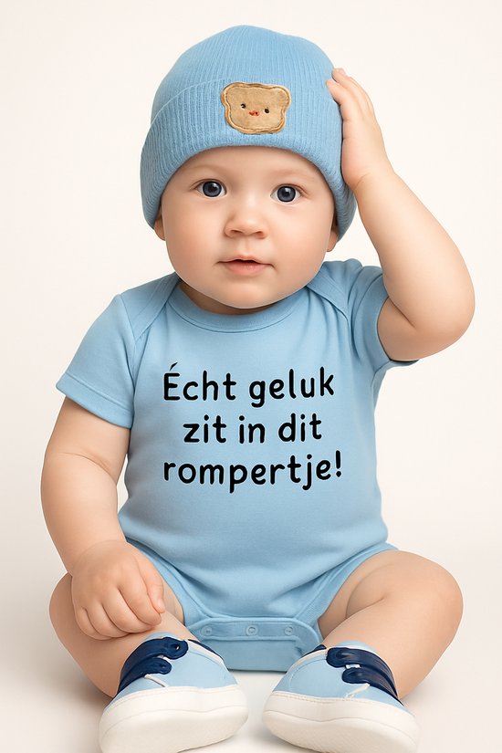 Kraamcadeau jongen, geboortegeschenk met babymuts, babyschoentjes en speen met de tekst prinsje - kan ook rechtstreeks als cadeau worden verstuurd — afbeelding 5
