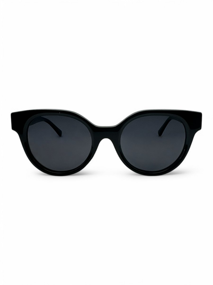 The Brand Remarkable – Zonnebril Unisex – Zonnebril Dames – Zonnebril Heren – Cat-Eye Zonnebril – Zwart – UV400 – Luxe, Duurzame & Trendy Zonnebril – Designer Zonnebril – Mode Zonnebril 2025 – Inclusief Beschermhoes – Polariserend Look