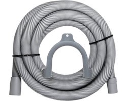 Dparts afvoerslang 3,5m - 19x22mm - voor wasmachine en vaatwasser - inclusief bocht - universeel afvoer waterslang - 350cm - 3,5 meter