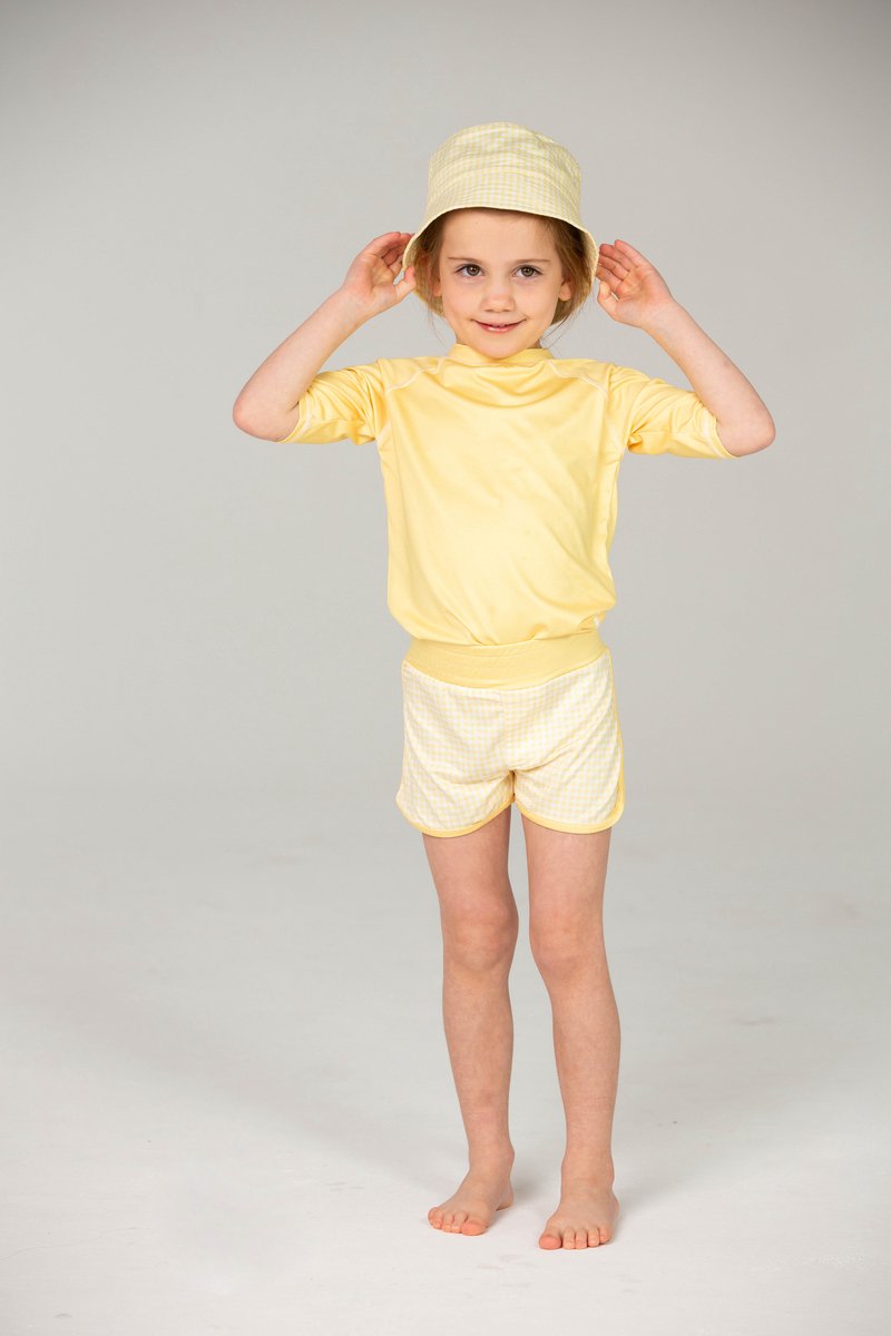 Ducksday - zwembroek - UV - lemonade - geel - 12jaar - 146/152 - valt klein — afbeelding 4