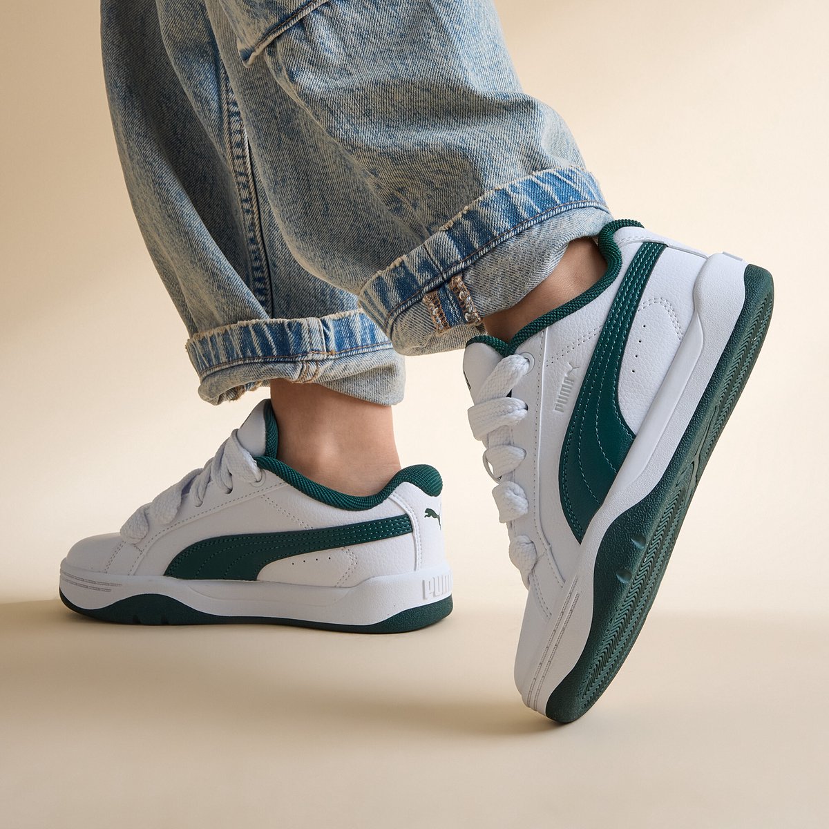 Puma Park Lifestyle Easy Sneakers Synthetisch Wit