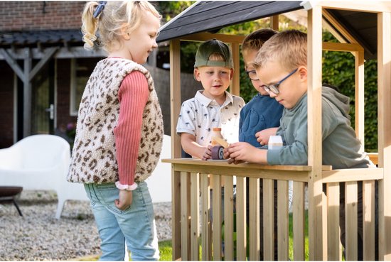 EXIT Panorama 100 Houten Speelhuis - Speelhuisje voor Buiten - FSC Hout - Kinderen