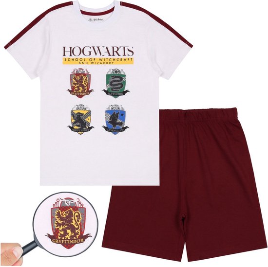 Harry Potter Pyjama voor Vrouwen Tienermeisjes Vest Shorts PJ's Set Zachte Ademende Zomer Loungewear Nachtkleding Cadeaus voor Vrouwen, M