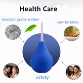 Anale reiniging douche - Klysma - Anaal Douche - Anus spoelen - 89 ml - Blauw - Intieme Verzorging - Darmreiniging - Enema - Inwendige Douche reiniging - Hygiëne - Bidet - Siliconen - Silecone - Vrouw - Man - Unisex