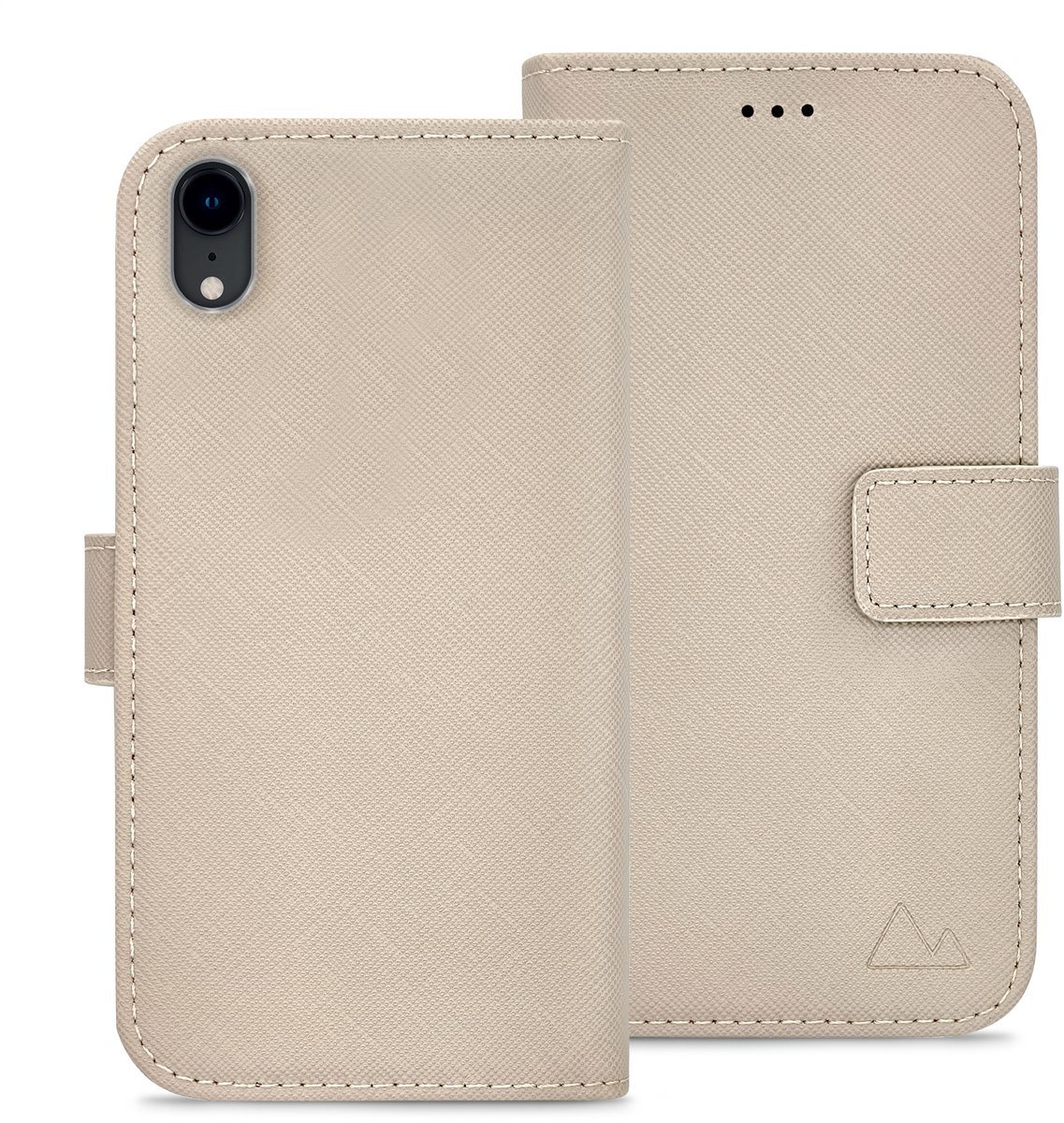 My Style Telefoonhoesje geschikt voor Apple iPhone 11 Hoesje | My Style Flex Wallet Bookcase Portemonnee | Pasjeshouder voor 3 Pasjes | Telefoonhoesje voor Pinpas / OV Kaart / Rijbewijs - Warm Taupe | Taupe