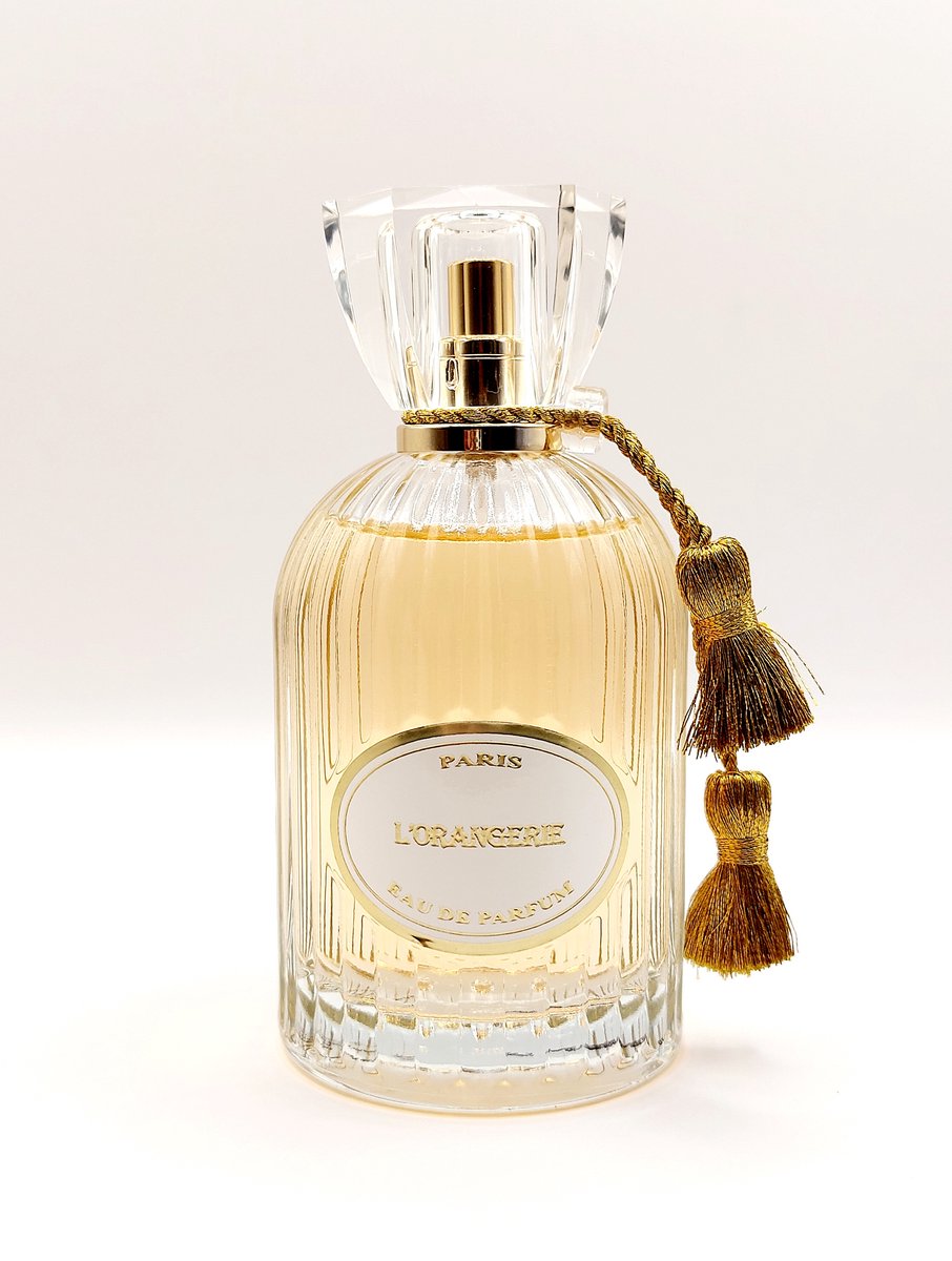 Goedkoopste CADEAU TIP - France Paris L'Orangerie - een heerlijke sterke niet overdreven geur - met Patchoeli - Bergamot - met gratis handtas verstuiver.