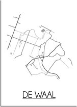 DesignClaud De Waal Plattegrond poster B2 poster (50x70cm)