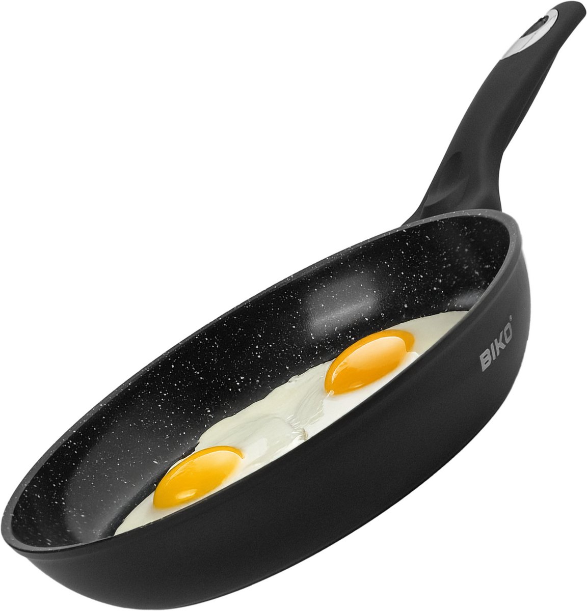 BIKO - Koekenpan inductie PFAS vrij- Ø 20 cm - Inductie - Zwart