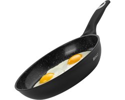 BIKO - Koekenpan inductie PFAS vrij- Ø 20 cm - Inductie - Zwart