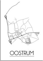 DesignClaud Oostrum Plattegrond poster A3 poster (29,7x42 cm)