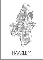 DesignClaud Haarlem Plattegrond poster A2 poster (42x59,4cm)