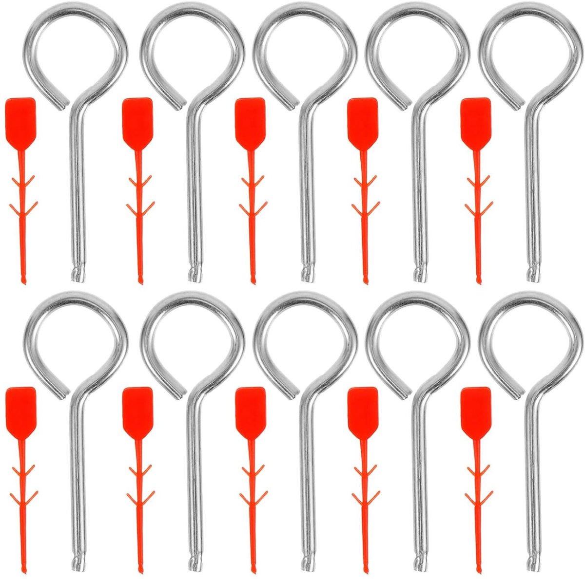 10 stuks reservevergrendelingspen voor brandblusser - Accessoires voor brandblusser