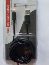 2,5m USB laadkabel