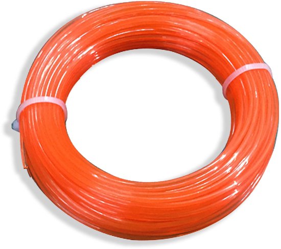 Maaidraad 20 meter per 2 - navulling voor grastrimmer - Ø1.4mm - trimmerdraad - kantenmaaier - grastrimmer draad - maaikop - draadspoel - combitool - bosmaaier van Merkloos	 — afbeelding 3