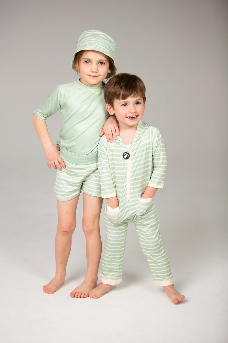 Ducksday - zwembroek - UV - andes - muntgroen - 3 - 4jaar - valt klein — afbeelding 9