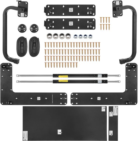 Kit de lit escamotable, taille standard, vertical, à monter soi-même, gain de place pour chambre d'amis