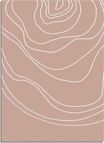 DesignClaud Lijnen - Grafische poster A2 poster (42x59,4cm)