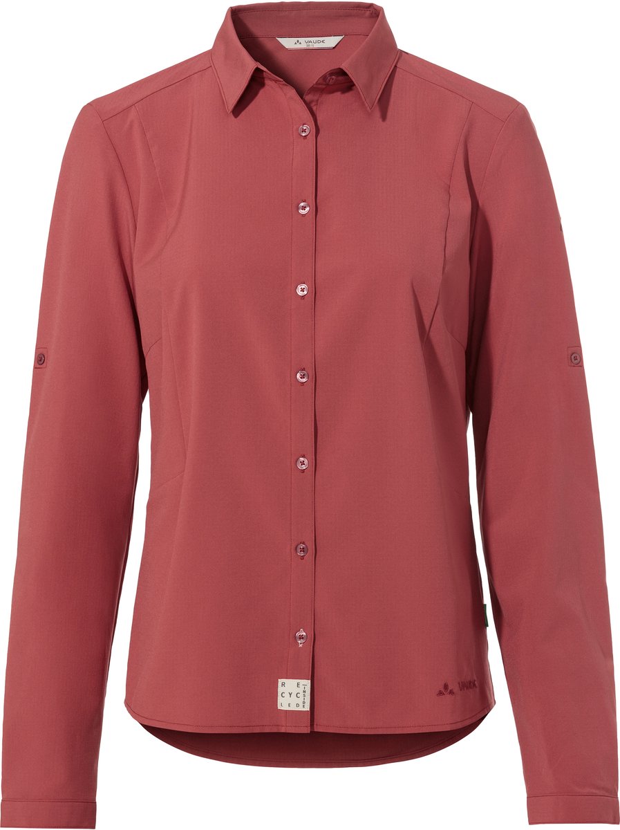 Vaude Women’s Rosemoor LS Shirt IV Outdoorblouse Dames Brick