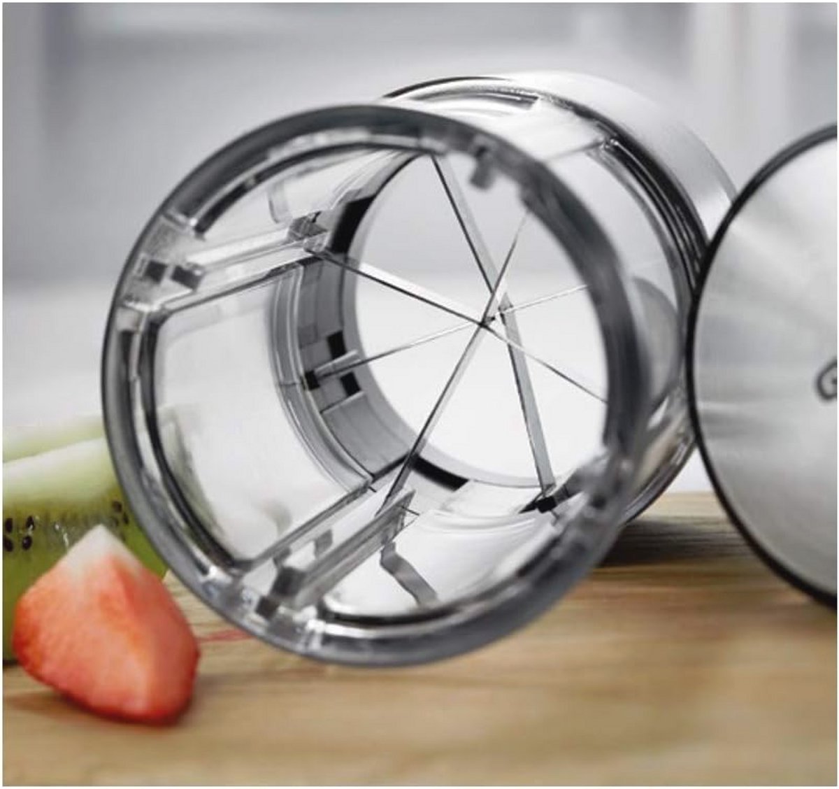 Groentesnijder - Flexibele Hakmolen voor Groenten en Fruit - RVS Snijder met Centreerinzetstuk