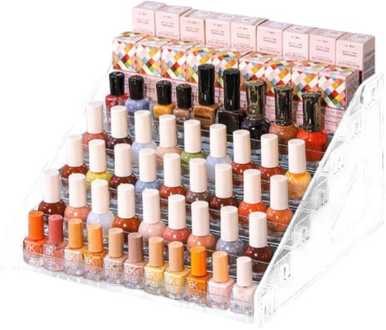 Nagellak Organizer - Make Up Organizer - Opbergen Display Rek - Organizer Bakjes - Make Up Koffer - Transparant - NovaWare