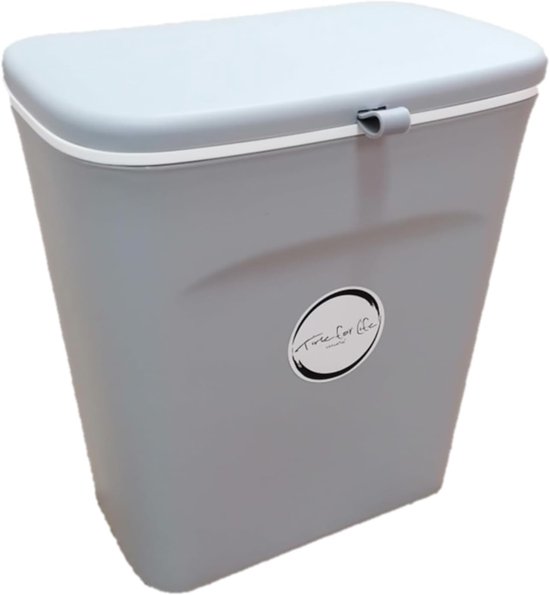 Klarstein EcoVista Vuilnisemmer, 60 liter afvalemmer met 2 vakken en 3