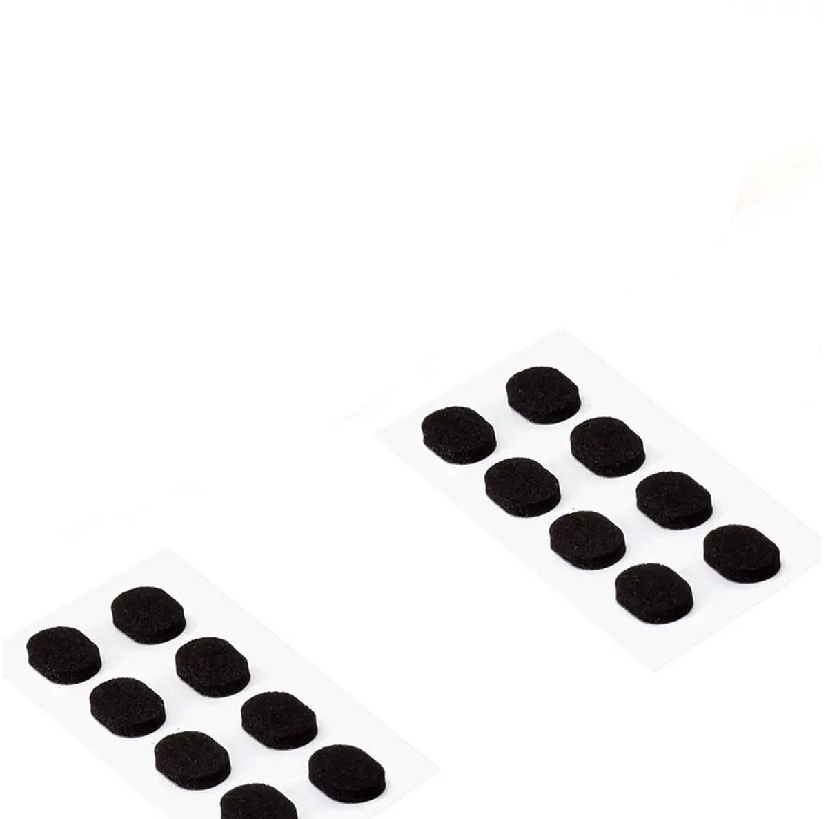 Neuspads bril zelfklevend - Zwart - 8 Stuks - neuspads bril - neuspads - neuspads bril siliconen - bril pads - neuspads bril antislip - neusvleugels voor bril - bril pads - neusvleugels