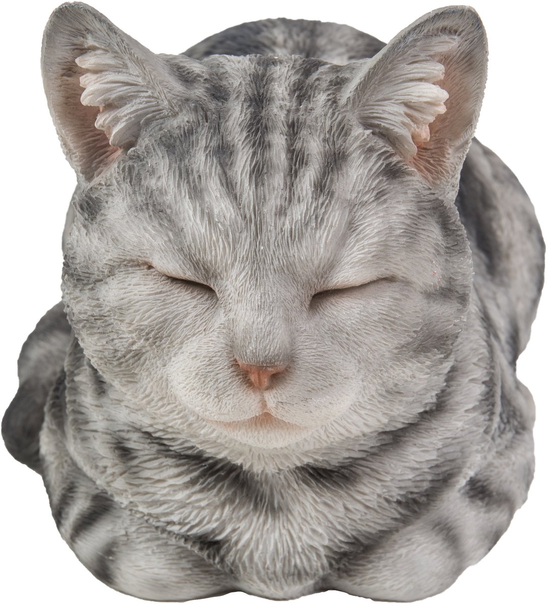 Dromende kat 17x19x34cm - Tuinbeeld - Dierenbeeld