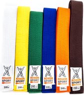 Budo- en judobanden Nihon | stevige kwaliteit | div. kleuren - Product Kleur: Zwart / Product Maat: 240