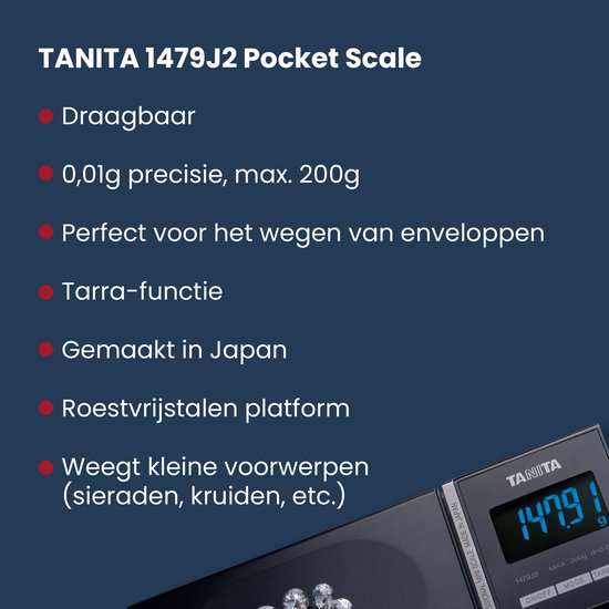 Tanita 1479J2 200g - 0 01G
