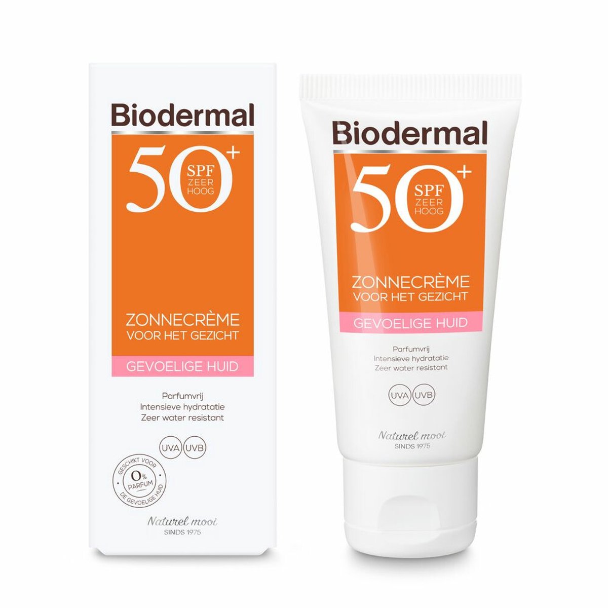 Goedkoopste 2x Biodermal Gevoelige Huid Zonnecrème Gezicht SPF 50 50 ml