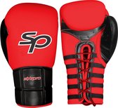 Safety Sparring Boxing Glove "Layered Foam" - Product Kleur: Rood / Zwart / Product Maat: 18OZ