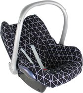 Ukje Hoes voor Maxi-Cosi Cabriofix Pebble - Perfect fit - Zwart eo