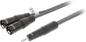 Sweex 2x XLR (m) - 3,5mm Jack (m) audiokabel - 1,5 meter