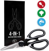 Ciseaux de cuisine professionnels LuZana® lavables au lave-vaisselle – Ciseaux à viande et à gibier pour Kip – Ciseaux de ménage – Ciseaux
