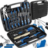 Bol.com tectake®- Universele Gereedschapskoffer - 57-Delig Gevuld met Gereedschap - Voor Huishouden Garage & Werkplaats - Inclus... aanbieding