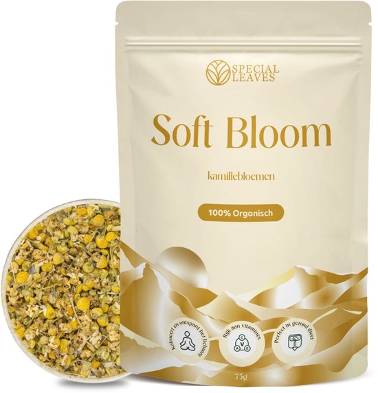 Special Leaves - Soft Bloom - Kamille Thee - Losse Thee - Pure Kamille Bloemen - 75 gram - Verse Thee - Kruidenthee