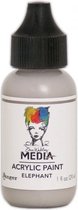 Hobbyverf - Ranger Dina Wakley - Media heavy body acrylverf -  Elephant - 29ml