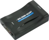 HDMI naar Scart converter - voeding via USB / zwart