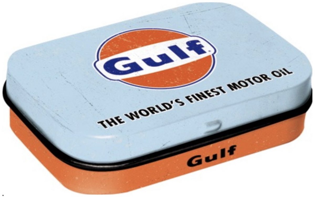Gulf Logo Pepermunt Blikje