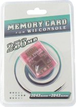 Nintendo Wii en GameCube geheugenkaart - 256 MB / 4086 Blocks