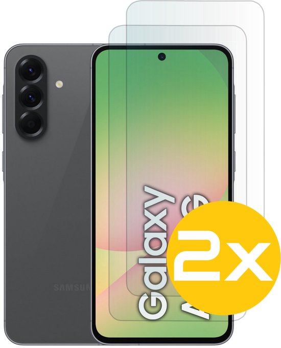Screenprotector Geschikt Voor Samsung Galaxy A56 - Glasplaat - Tempered Glass - 2 Stuks