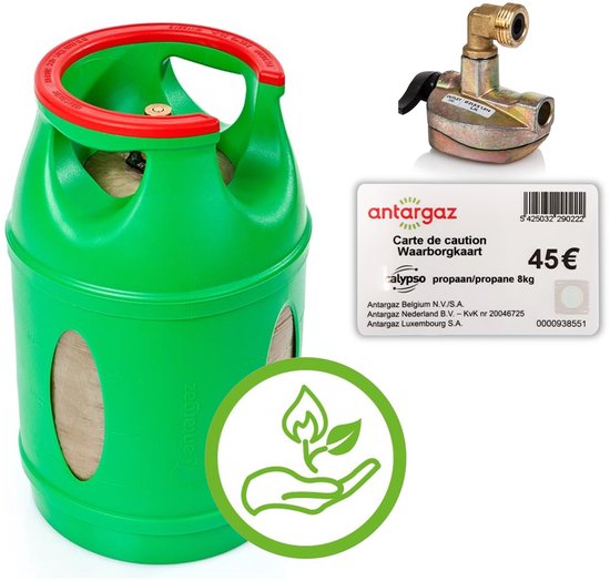 Antargaz Calypso 8 kg inclusief adapter