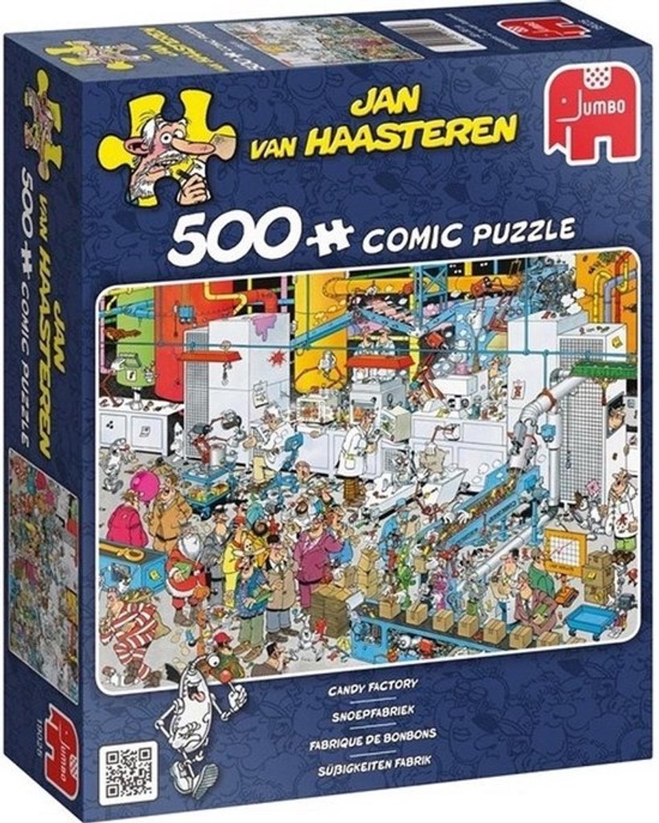 Jan van Haasteren - Snoepfabriek - 500 stukjes puzzel - Legpuzzel