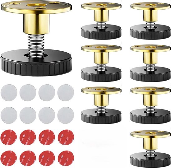 8 Stuks Verstelbare Meubelpoten 33 40 Mm Meubelpoten Met Stelvoeten