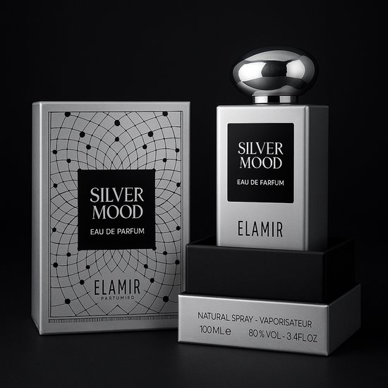 Eau de Parfum Silver Mood 100 ml par EL AMIR - Parfum unisexe - Parfum oriental Dubai