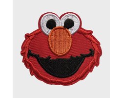 Patchy® – Elmo Sesamstraat Strijkpatch - Strijkapplicatie - Strijkembleem - Badge - Embleem - Naaien (WOP)