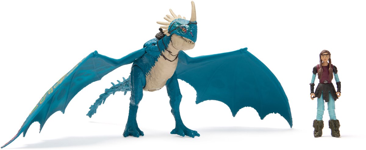 Spin Master draken speelgoed - How To Train Your Dragon - Hoe tem je een draak - Akelige Adder en Astrid.